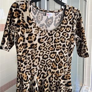 Lularoe Nicole Dress leopard